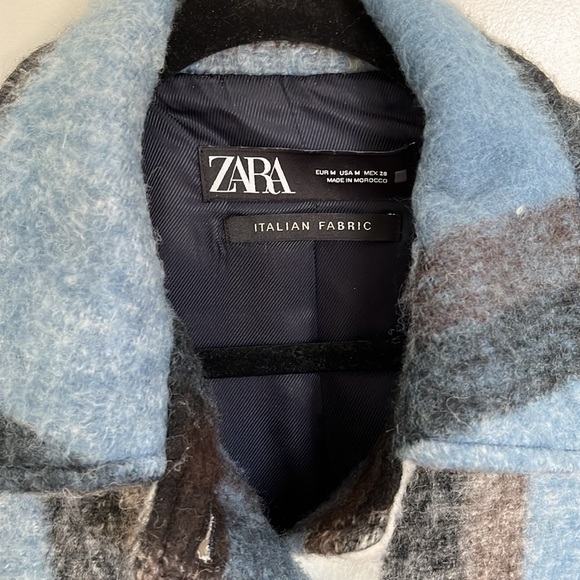 Zara Plaid Shacket - Picture 4 of 5